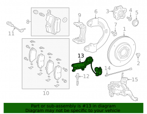 Front left ABS sensor for Mercedes A-class V177 19-22