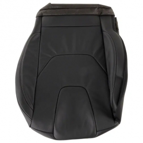 Ford Fusion mk5 13-16 passenger seat cushion upholstery, black leather, heated