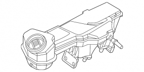 Ford Escape MK4 20-25 Hybrid Master Cylinder Reservoir, Plug-In