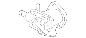 Thermostat housing Mitsubishi Galant 04-12
