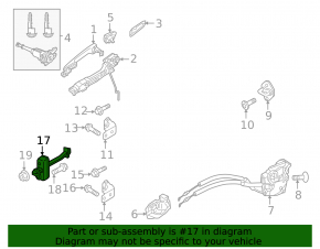 Mazda CX-50 23-25 Front Left Door Limiter