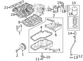 Intake manifold Audi Q5 80A 21-24 2.0t