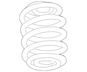 Rear right spring Chevrolet Cruze 11-16
