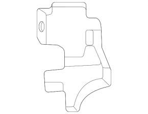 Right radiator deflector for Lexus LX 22-26