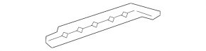 Front bumper bracket, right fender, Cadillac CTS 14-19