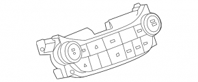 Radio control, Chevrolet Malibu 13-15