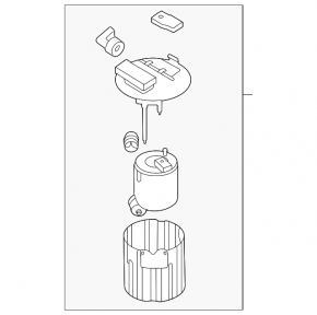 Fuel pump for Kia K5 21-24 AWD 1.6T