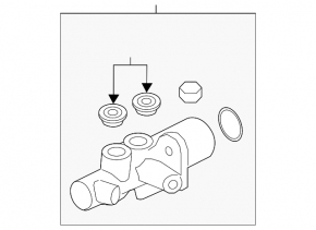 Master brake cylinder BMW 5 F10 11-16 with reservoir