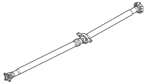 Driveshaft driveshaft Hyundai Santa FE Sport 17-18 rest 2.0, 2.4