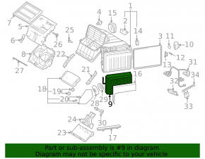 Evaporator Audi Q7 4L 10-15