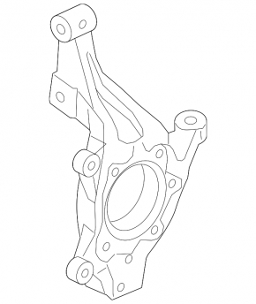 Front left trunnion Kia Optima 16- iron