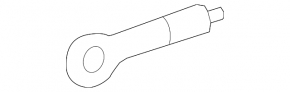 Towing hook Toyota Prius V 12-17