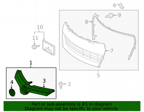 Radiator grille for Toyota Corolla 14-19 pre-restoration, Sport