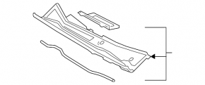 Windscreen wiper grille plastic Lexus NX200t NX300 NX300h 15-21