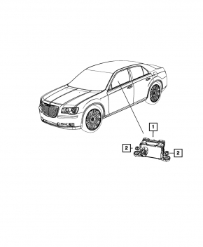 Yaw Rate Sensor Chrysler 300 11-23