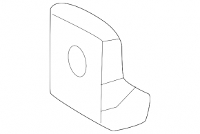 Left tailgate bumper for Volkswagen ID.4 21-25