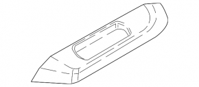 Trunk arch trim trim right VW Tiguan 20-24 black for 3 rows