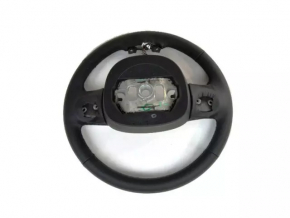 Jeep Cherokee KL 14-21 leather steering wheel, black, heated, worn, scratches