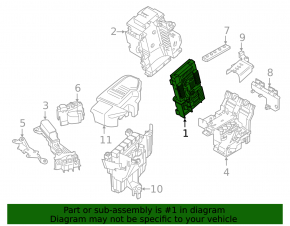 Rear fuse box BMW X3 G01 18-21
