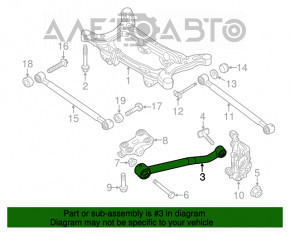 Fiat 500X 16-22 Rear Left Trailing Arm