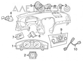 Instrument cluster Chrysler 300 11-14 prerest
