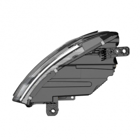 Jeep Compass 22-26 halogen + LED front right headlight with mounting bracket