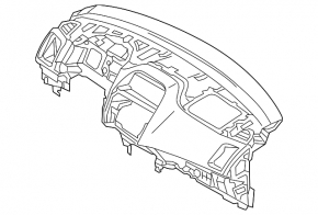 Torpedo front panel without AIRBAG Mitsubishi Outlander Sport ASX 16-18 rest