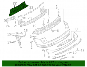 Audi Q5 Rear Panel Guard 80A 18-20