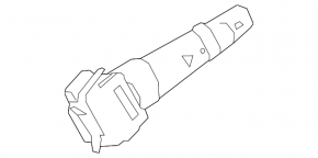 Steering column switch right Mitsubishi Outlander 14-16 for rain sensor