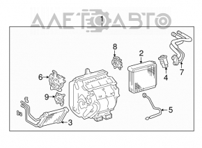 Actuator motor heater drive left air conditioner left Lexus ES300 ES330
