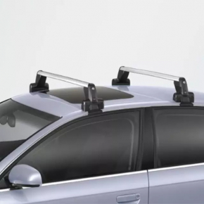 2 x Cross Roof Rails for Audi A4 B8 08-16 (scratches)