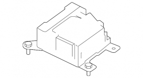 SRS airbag module airbag computer Nissan Altima 19-19