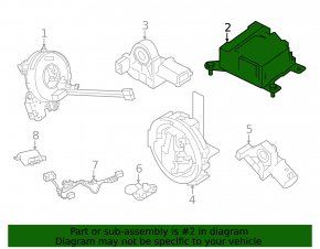 SRS airbag module airbag computer Nissan Altima 19-19