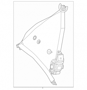 Mercedes A-Class V177 Passenger Seat Belt 19-22 Black