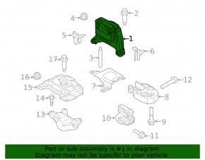 Engine mount right Ford Transit Connect MK2 13- 2.5