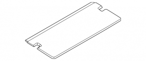 Trunk floor front part Mazda CX-5 22-25 black. Standard