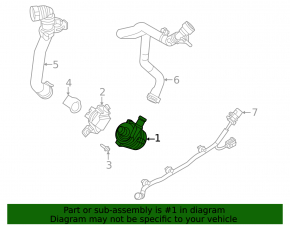 Land Rover Discovery 17-25 Auxiliary Cooling Pump