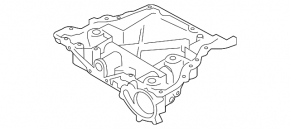 Oil pan Subaru Outback 15-19 2.5 FB25