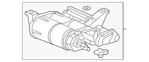 Carbon canister absorber bare Honda Civic X FC 16-21 2.0T, 1.8T