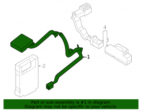 Antenna Time Control Unit Nissan Ariya 23-25