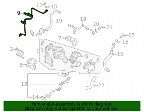 Kia Sportage 23-26 HEV Turbo Oil Supply Line