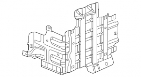 Battery housing Honda Insight 19-22 of 2 parts