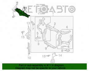 Hood lock trim plastic Lexus RX300 RX330 RX350 RX400h 04-09