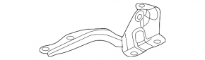 Left hood hinge for Toyota bZ4X 22-26