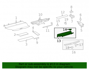 Toolbox Toyota Highlander 11-13