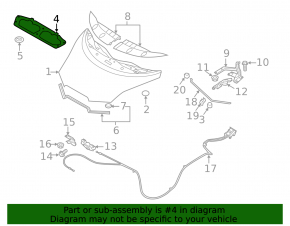 Nissan Leaf 11-12 Hood Insulation