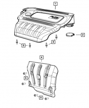 Dodge Dart 13-16 2.0 Engine Cover