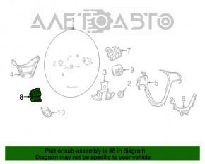 Left steering wheel controls for Chrysler 200 15-15
