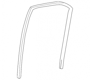 Rear left windshield seal for Toyota Camry v30 2.4