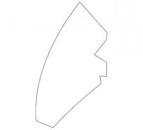 Nissan Leaf 13-17 gray left side trim